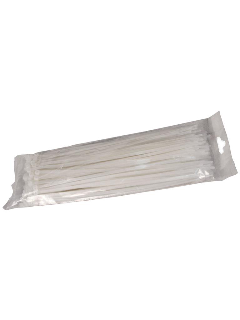 SBETECH CN36X200 - Cincho sujetacable / 3.6 mm X 200 mm / Blanco / Bolsa con 100 piezas / Nylon