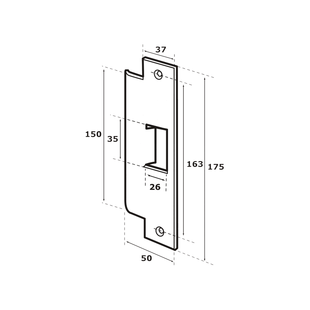 Contra para Cerradura Abloy (ABLEL410)