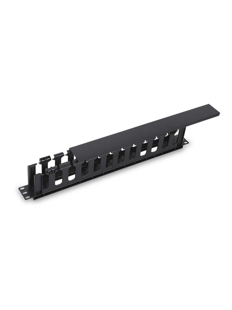 SAXXON J6068 - Organizador de cable horizontal para rack / Un lado / Plastico / 1U