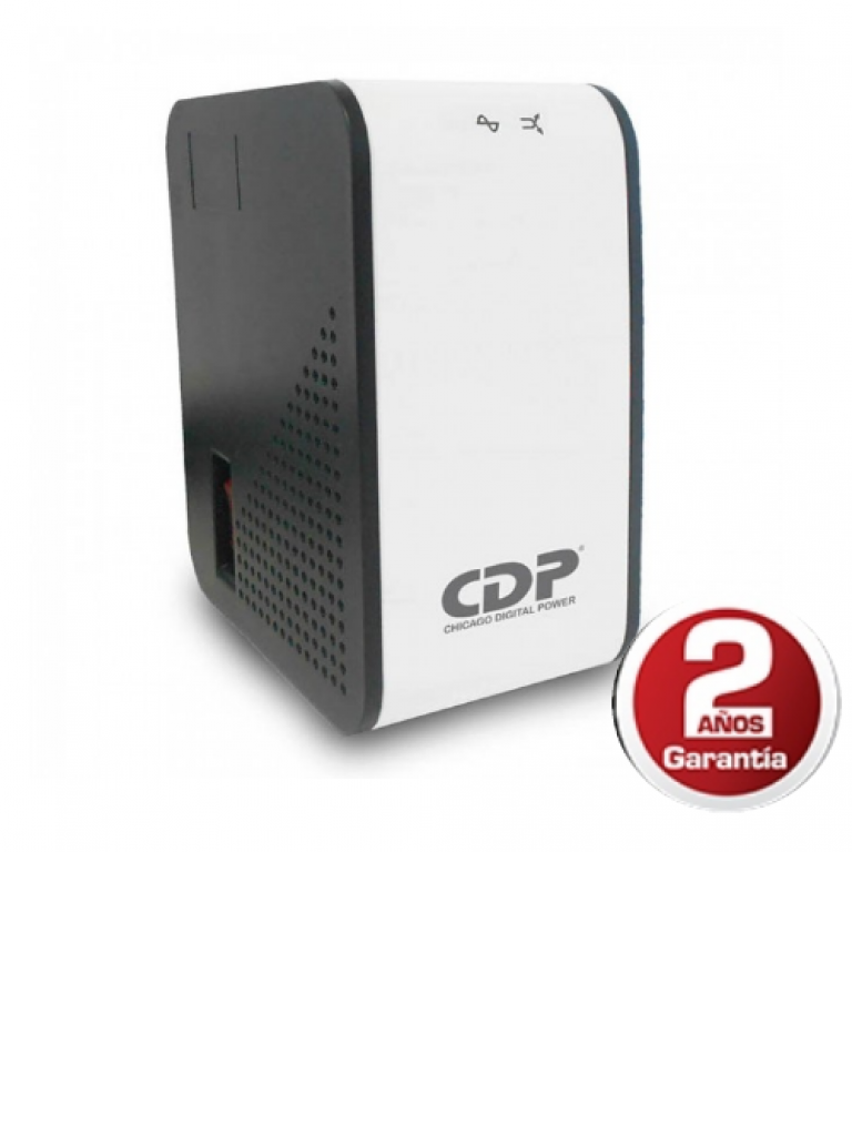 CDP R2C-AVR 1008 - Regulador 1KVA 400W / 4 Contactos con proteccion de sobretension / 4 Contactos con proteccion AVR / Proteccion Linea datos