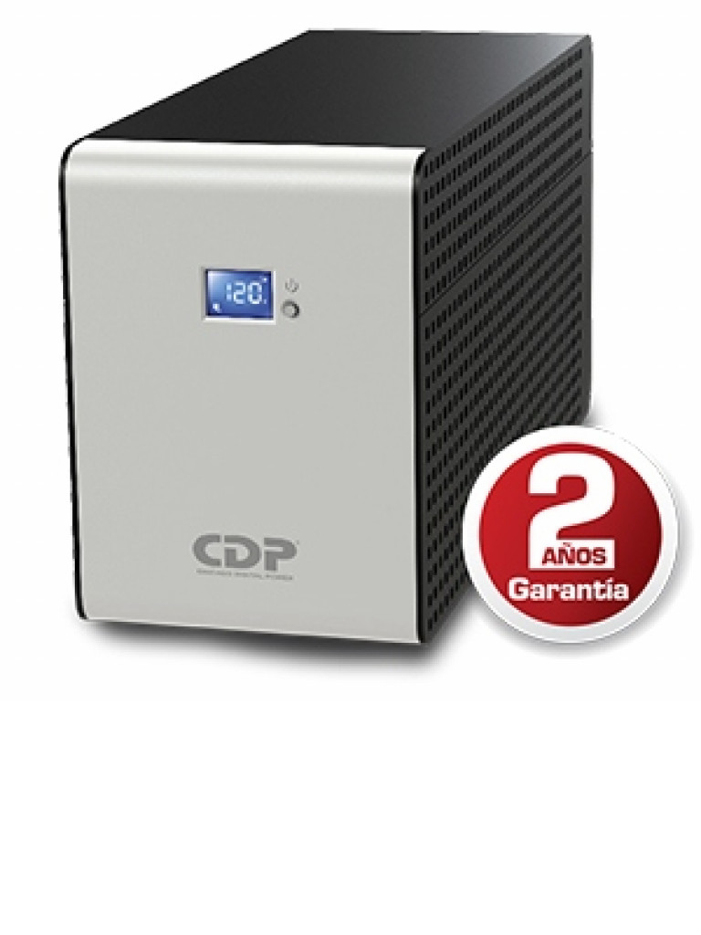 CDP RSMART1510 - UPS / 1500VA / 900W / Pantalla LCD / 5 Contactos con respaldo y AVR 5 con supresión de picos