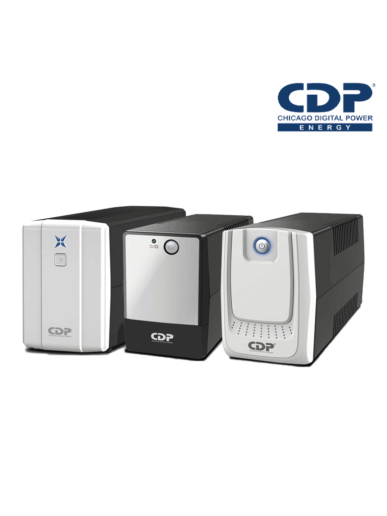 CDP RUPR1008 - UPS / 1000 Va / 500W / 4 Contactos con respaldo / 4 Contactos con supresión de picos / Respaldo 30 MIN /