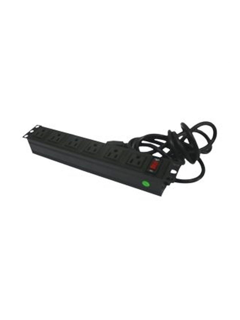 SBETECH SBE-TC006VSP - Barra de 6 contactos individuales polarizados 5-5R/ montaje horizontal /19"/ 1UR