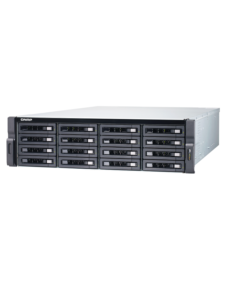 QNAP TDS16489USF2R2 - SERVIDOR NAS 16 BAHIAS/ INTEL XEON E5 2.2GHZ 10 CORE/128GB RAM DDR4/ 4 PUERTOS 10GBE/ FUENTE REDUNDANTE