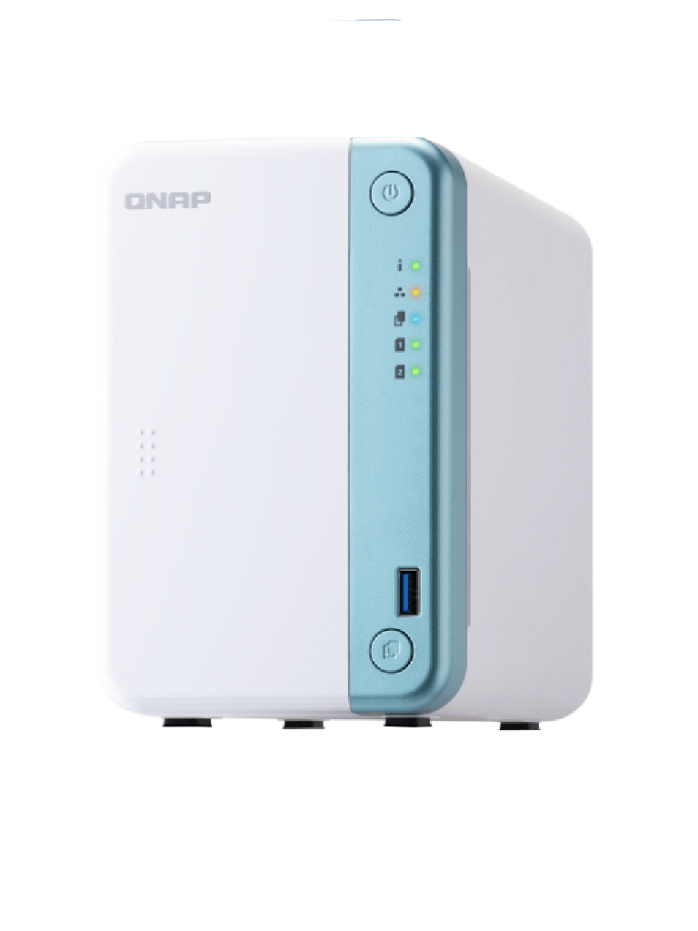 QNAP TS-251D-2G - SISTEMA DE ALMACENAMIENTO NAS/ 2 BAHIAS/ 2GB DDR3L SODIMM RAM/1xGbE/4K HDMI/ USB 3.0