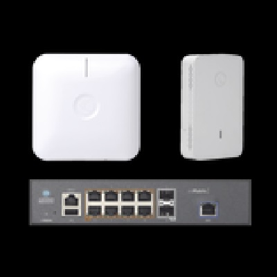 Starter Kit Wi-Fi Empresarial de 1 Access Point PLE410, 1 Access Point PLE425 y 1 Switch PoE EX1010P