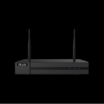 NVR 4 Megapixel / 4 canales IP / 1 Bahía de Disco Duro / 2 Antenas WIFI / Salida de Vi­deo Full HD