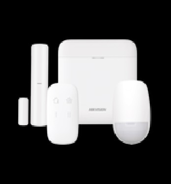 (AX PRO) KIT de Alarma AX PRO / Incluye: 1 Hub / 1 Sensor PIR / 1 Contacto Magnético / 1 Control Remoto / WiFi / Compatible con Hik-Connect P2P