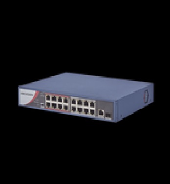 Switch PoE 250 Metros LARGA DISTANCIA / 16 puertos 802.3 af/at (30 W) 10/100 Mbps + 2 puertos Gigabit + 2 puertos SFP