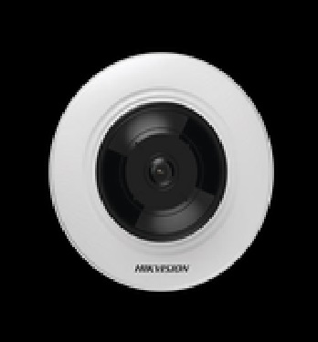 Mini Fisheye IP 5 Megapixel / Serie PRO + / Panorámica 180° - 360° / 8 mts IR / Uso en Interior / PoE / Múltiples Vistas por iVMS-4200 / Entrada y Salida Audio y Alarma