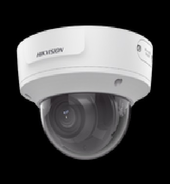 Domo IP 5 Megapixel / Lente Mot. 2.7 a 13.5 mm / 40 mts IR EXIR / Filtro de Falsas Alarmas / Detección de Cuerpo Humano y Vehículos / IP67 / IK10 / WDR 120 dB / PoE+ / Audio y Alarmas