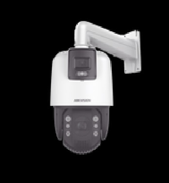 PTZ IP 4 Megapixel con Cámara Panoramica 4 Megapixel / 32X Zoom / 200 mts IR / IP66 / IK10  / WDR / Hi-PoE / Entrada-Salida de Audio y Alarma / Ultra Baja Iluminación