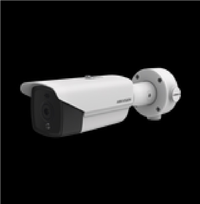 Turret IP Dual / Térmica 6.2 mm ( 160 X 120) / Óptico 8 mm (4 Megapixel) / 15 mts IR / Exterior IP67 / PoE / Termométrica / Detección de Temperatura / Sirena y Luz Intermitente Integrada