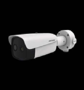 Bala IP Dual / Térmica 9.7 mm (384 X 288 ) / Óptico 4 mm (4 Megapixel) / 40 mts IR / IP66 / PoE / Termométrica / Detección de Temperatura