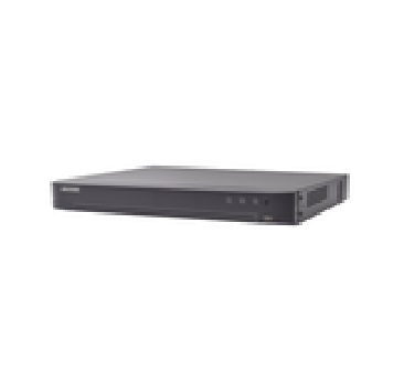 (ACUSENSE / Evita Falsas Alarmas) DVR 4 Megapixel / 16 Canales TURBOHD + 8 Canales IP /  1 Bahí­a de Disco Duro / Audio por Coaxitron / Salida de Vi­deo en Full HD