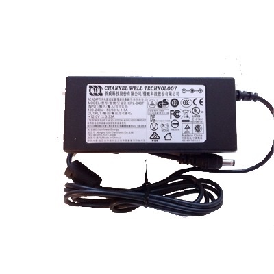 Fuente de Poder Regulada 12 VCD / 3.3A. / Conector 5.5 mm / Recomendado para DVR´s y PTZ TURBOHD