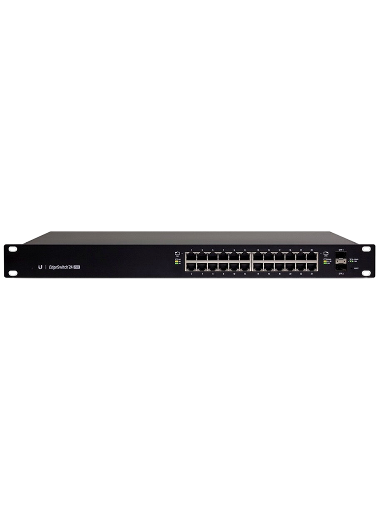 UBIQUITI ES-24-250W - Edge Switch Gigabit PoE 250W/ Capa 2/ Administrable / 24 Puertos / 2 Puertos SFP/ Switching 52GBPS