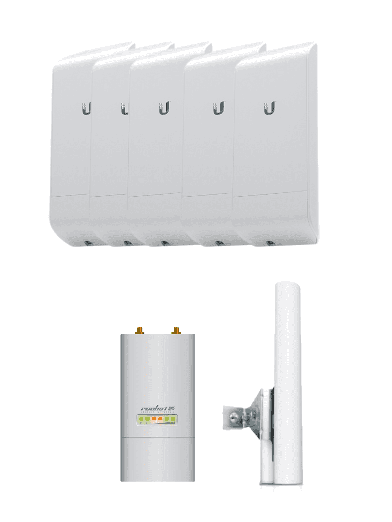 Kit AirMax M5 soluciones WISP para 2 km, ideal para zonas rurales o conexion de CCTV IP #OfertasUbiquiti #LosIndispensables