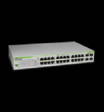 Switch Gigabit WebSmart de 24 puertos 10/100/1000 Mbps (4 x Combo) + 4 puertos gigabit SFP (Combo)