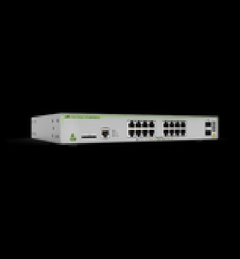 Switch PoE+ Administrable CentreCOM GS970M, Capa 3 de 16 Puertos 10/100/1000 Mbps + 2 SFP Gigabit, 247 W