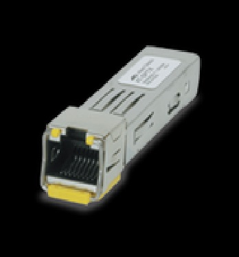 Transceptor MiniGbic SFP 10/100/1000 Mbps, distancia 100 m conector RJ-45 **TAA = Trade Act Agreement Compliant