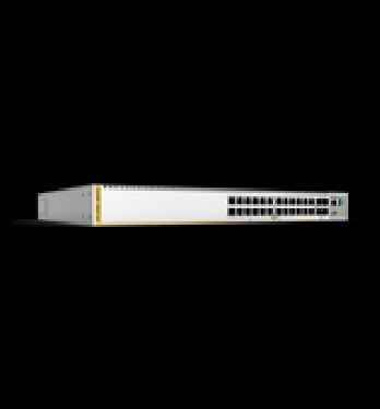 Switch inteligente de distribución o core, Stackeable, Capa 3, 24 x 1000 Mbps + 4 x SFP+ 10 G, Doble fuente de alimentación redundante