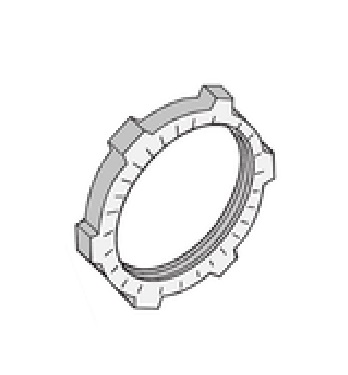 Contratuerca Metálica Zamac de 4" (100 mm)