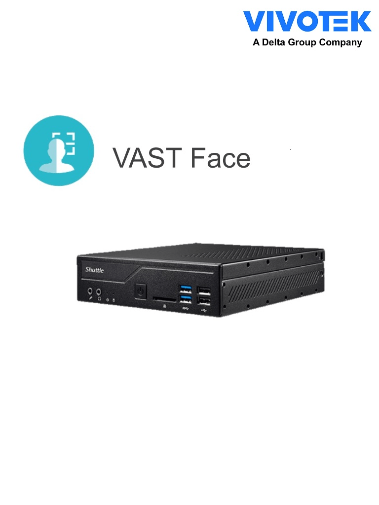 VIVOTEK IE8231-F - VAST FACE SERVER / SERVIDOR DE RECONOCIMIENTO FACIAL/ INCLUYE 1 CANAL/ SOPORTA HASTA 8 CANALES