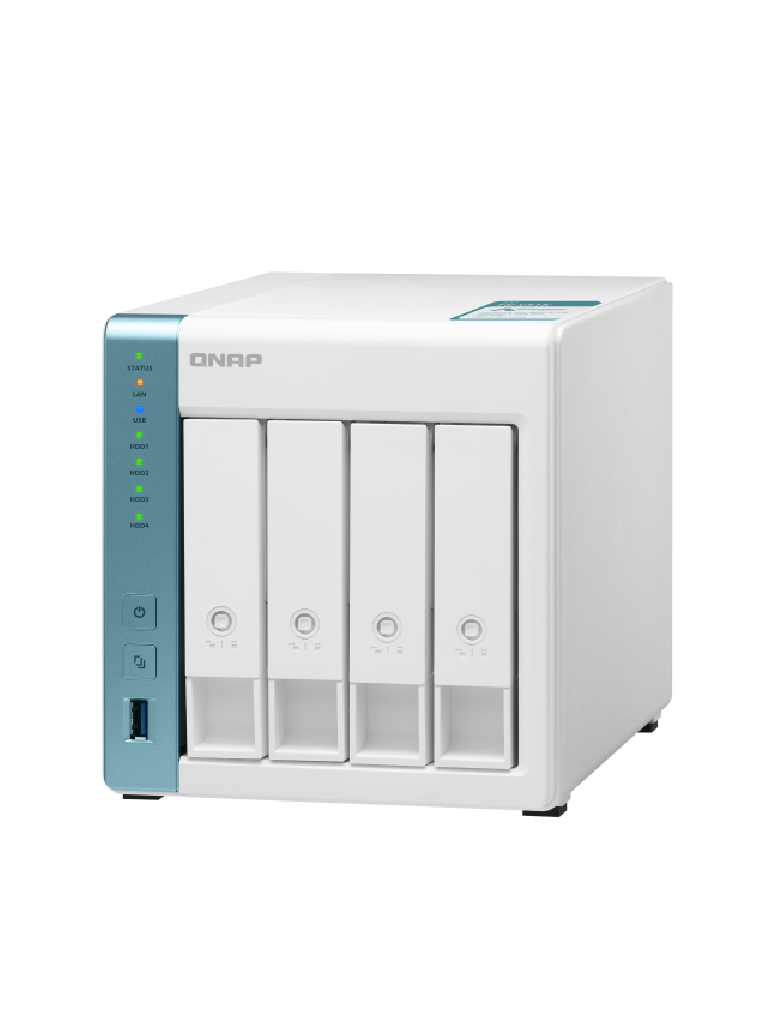 QNAP TS-431K - NAS 4 BAHIAS PARA DISCOS DUROS/ Annapurna Labs AL214 4-core 1.7GHz/ 1GB RAM/ SATA 6Gb/s/ 2x GbE LAN/ 3 x USB3.0