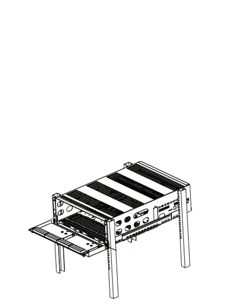 DSC SGMLRF5 Chasis Metálico para montaje de tarjetas para System V