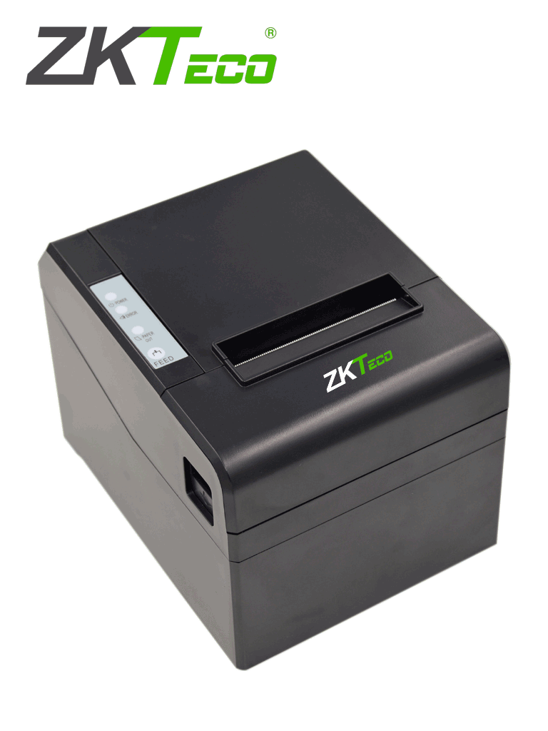 ZKTECO ZKP8001 - Impresora térmica para terminal punto de venta o control de asistencia / USB / 80 mm / RS232 / 24V