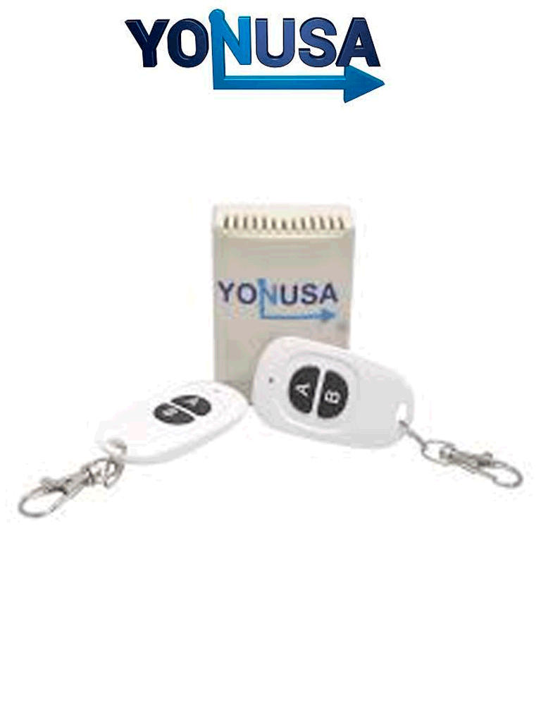 YONUSA KL2V2 - Modulo de mando receptor y dos transmisores compatible con todos los energizadores Yonusa, conexion sencilla, armado y desarmado de cerco electrico