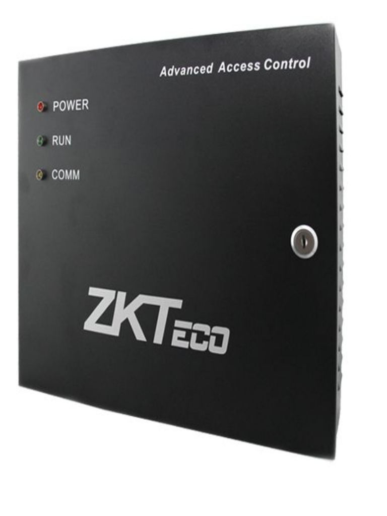 ZKTECO GABMET - Gabinete Metálico para Paneles ZKTECO/ Compatible con Paneles de Control de Acceso / Conexión para Batería de Respaldo