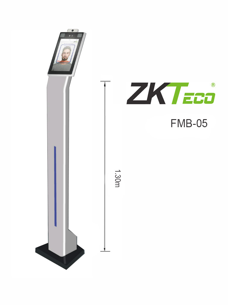 ZKTECO FMB05 - Soporte para Interiores para Equipos de pared con Medición De Temperatura Speedface V5L y Proface X ZKTeco / Dimensiones 321x288x mm