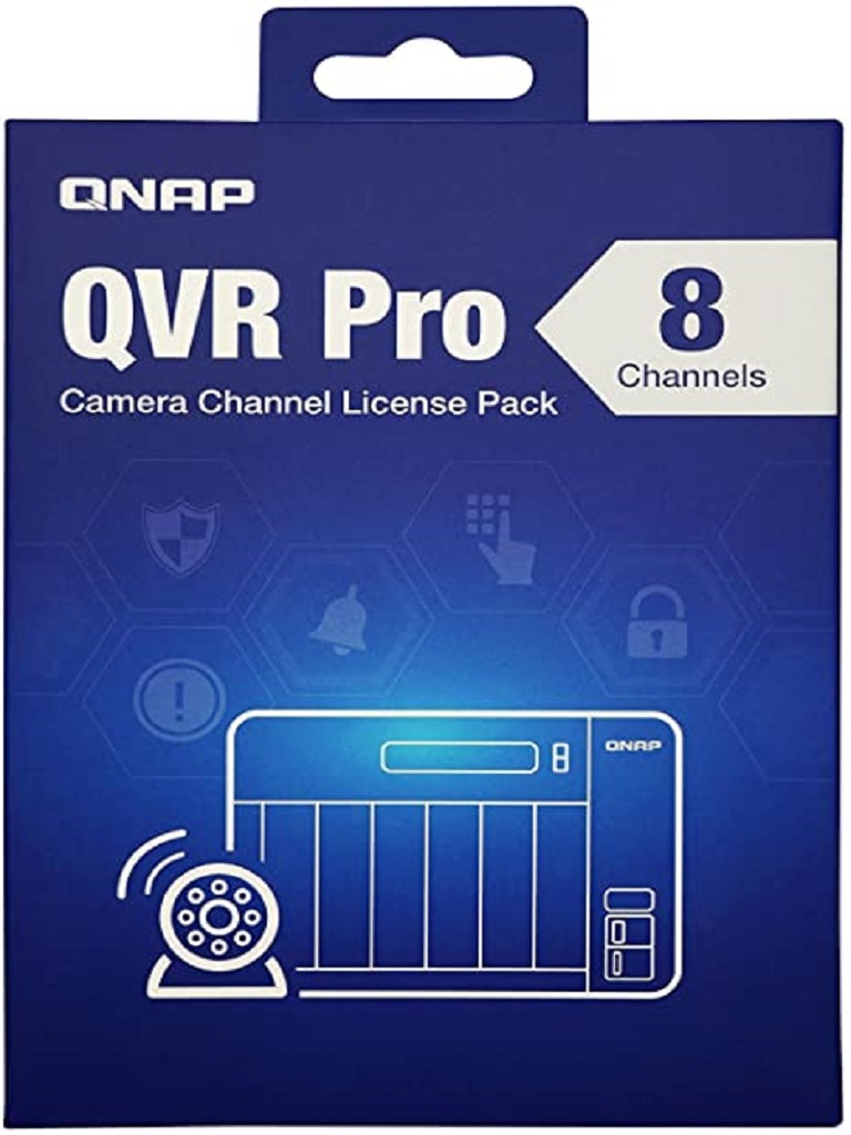 QNAP LIC-SW-QVRPRO-8CH - LICENCIA PARA SOFTWARE QVR PRO / 8 CANALES/ ESTA LICENCIA SOLAMENTE PUEDE SER ACTIVADA SI SE TIENE PREVIAMENTE LA LICENCIA QNP1540002 QNAP QVRPROGOLD