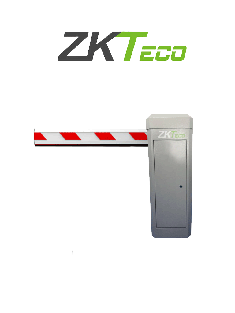 ZKTECO PROBG2045R - Barrera Vehicular Derecha de 4.5 metros con Servo Motor / 2.5 Segundos / Bajo Mantenimiento / 24 VDC / Soporta Alto FLujo