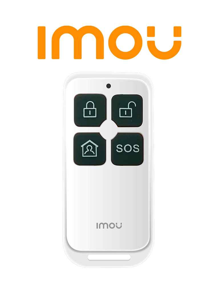 IMOU REMOTE CONTROL (DHI-ARA23-SW) - Control Remoto Inalambrico/ Boton de Armado/ Boton de Desarmado/ Panico/ Hogar