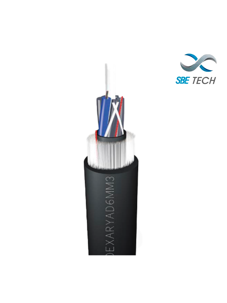 SBETECH FOEXARGYAD12MM3 - Fibra óptica MULTIMODO con armadura dieléctrica 12 hilos / Precio por metro