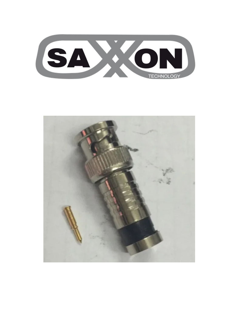 SAXXON PSUBR09 - Bolsa de 10 conectores de compresion / Abierto o cerrado / Ideal para cable RG59 / ARMABLE