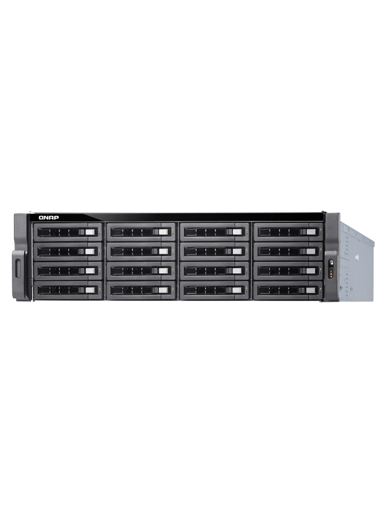 QNAP TS1673URP16G- NAS SERVIDOR DE ARCHIVOS/ 16 BAHIAS//16GB RAM/ 4 PUERTOS GB/ 2 PUERTOS 10GBE SFP/ FUENTE REDUNDANTE