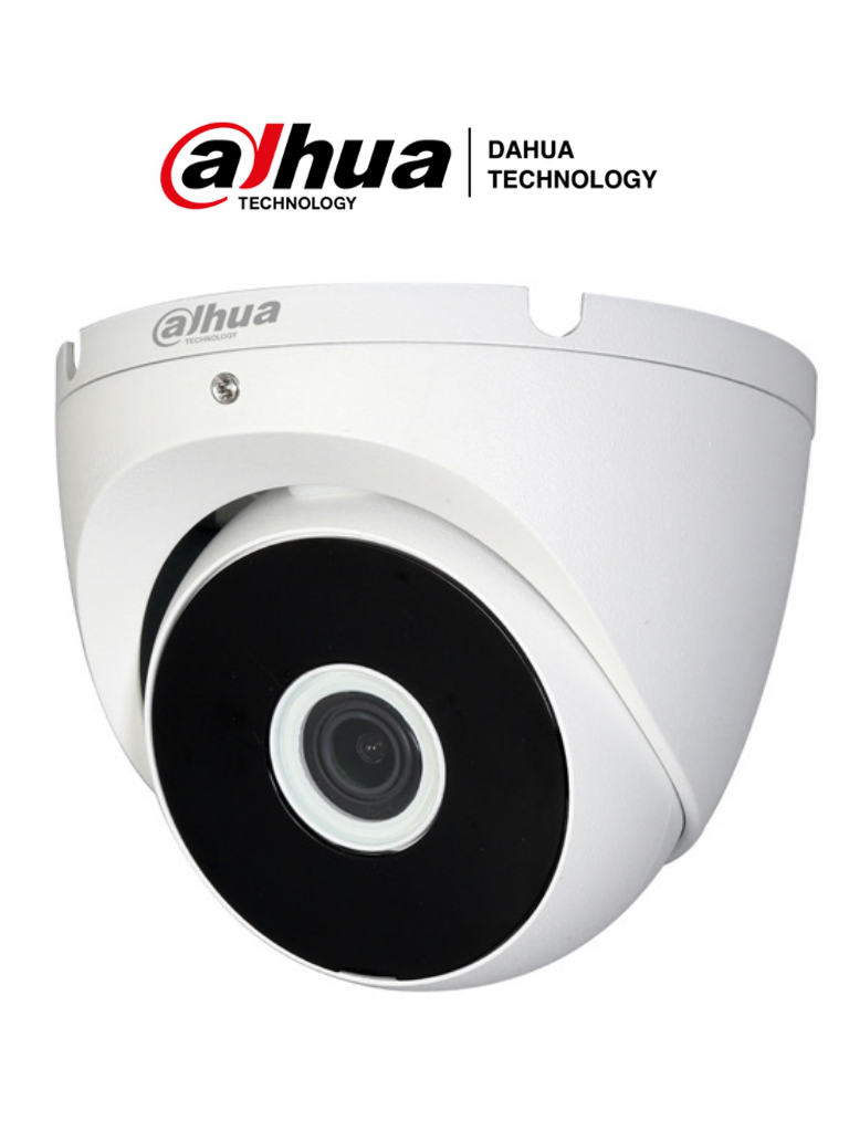 DAHUA COOPER T2A51-28 - Camara Domo de 5 Megapixeles/106 Grados de Apertura/ Metalica/ Lente de 2.8 mm/ IR de 20 Metros/ Soporta: CVI, AHD, TVI y CVBS/