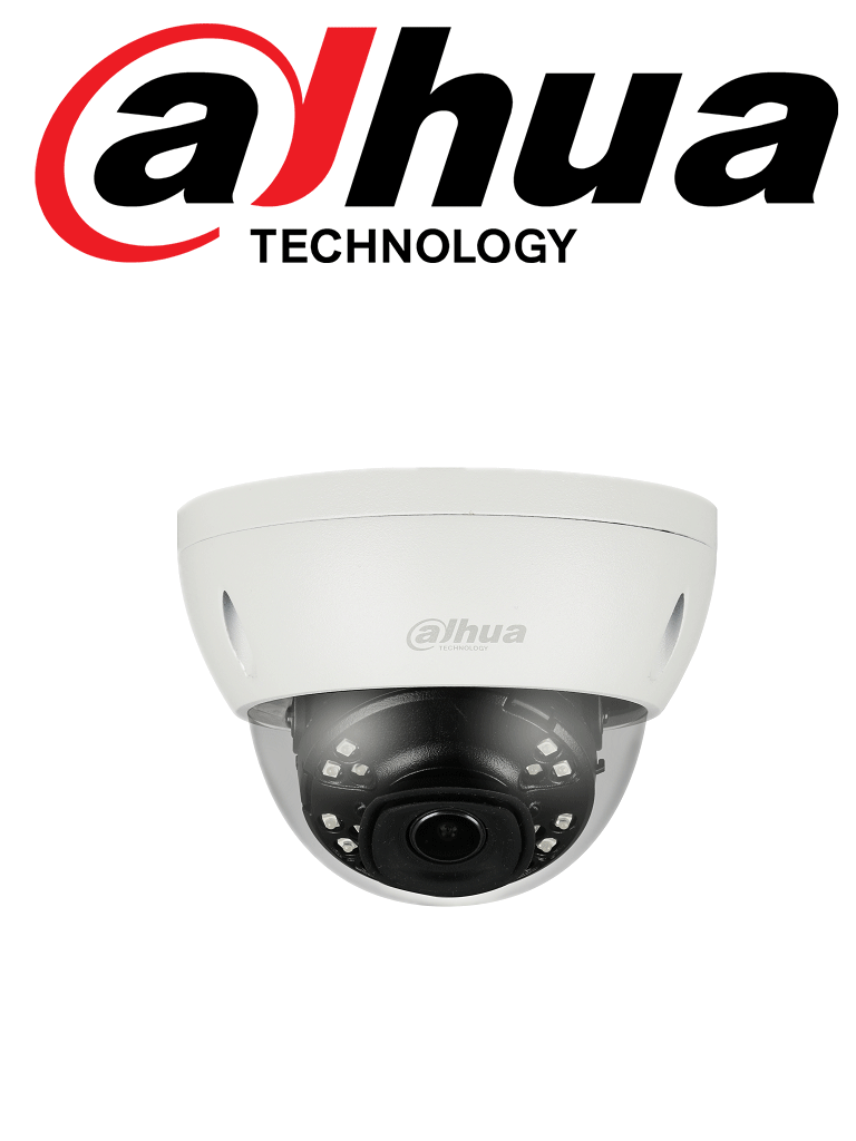 DAHUA IPCHDBW4631ESE - Camara IP domo 6 megapixeles / H265+ / WDR Real 120 dB / Lente 2.8 mm / IVS / Ir 30 Mts / IP67 / IK10 / PoE / E PoE / Ranura MICRO SD