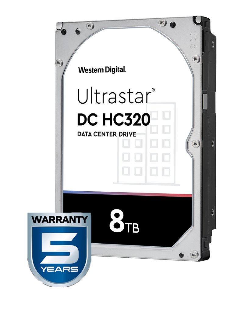 WESTERN HUS728T8TALE6L4 - Disco duro de 8 TB / Serie ULTRASTAR / Recomendado para servidores / Videovigilancia / Sin limite de bahias / 7200RPM / SATA 3 / 6GBS / 256MB