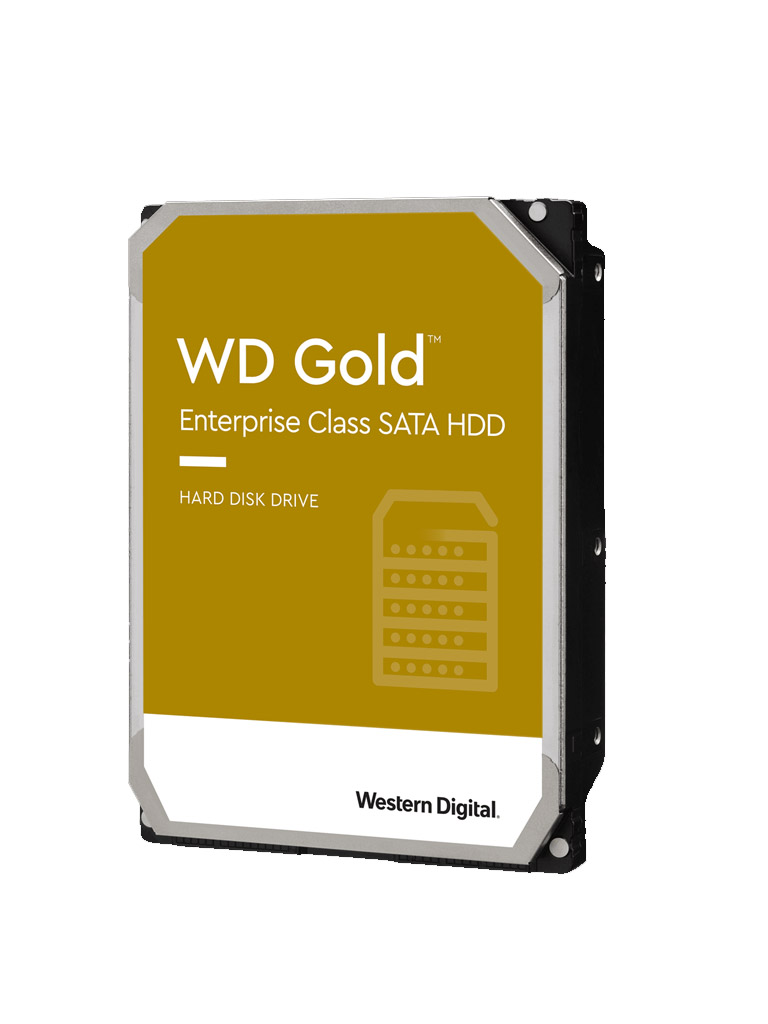 WESTERN WD102KRYZ- Disco duro 10 TB/ Serie Gold/ Sata 6 GBS/ Recomendado para video vigilancia/ Servidores/ 7200 RPM/ 256MB/ Tamano 3.5