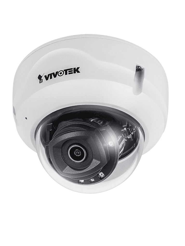 VIVOTEK FD9389-EHV-v2 - Camara IP domo exterior 5 Megapixeles/ H265/ Smart IR 30mts / WDR Pro /Micrófono Integrado/ Visión SNV / Lente Fijo 2.8 mm / Protección IP66, IK10/ Ciberseguridad Trend Micro/ Smart Motion/ Smart Stream III/ NDAA/ONVIF