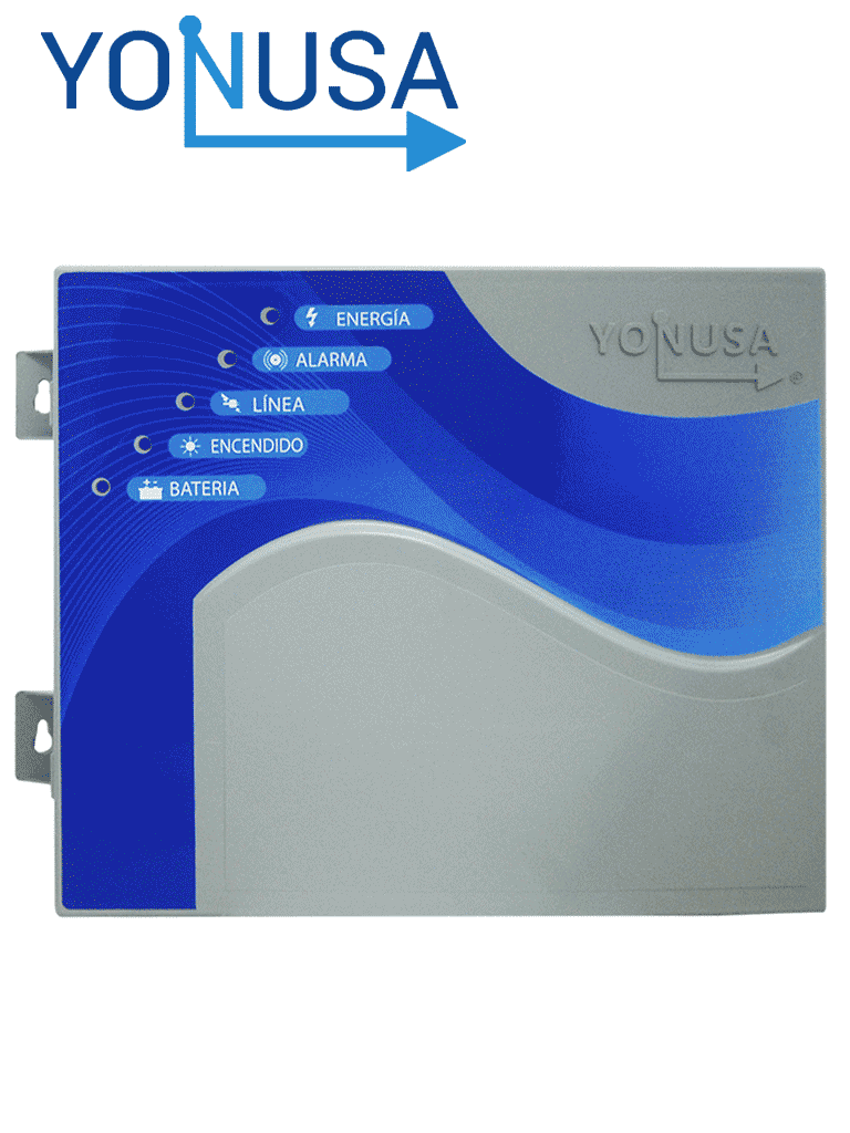 YONUSA EY10000127AF - Energizador alta frecuencia o anti plantas para cerco eléctrico, Incluye Interface con 2 zonas cableadas, salida de 10,000 V y hasta 10,000 metros lineales o 2,000 metros en 5 líneas, Soporta modulo WiFi/