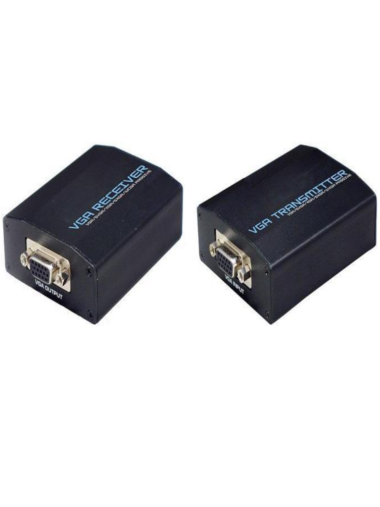 UTEPO UTP801P - Kit de transmisor y receptor para extension de video VGA hasta 35 metros