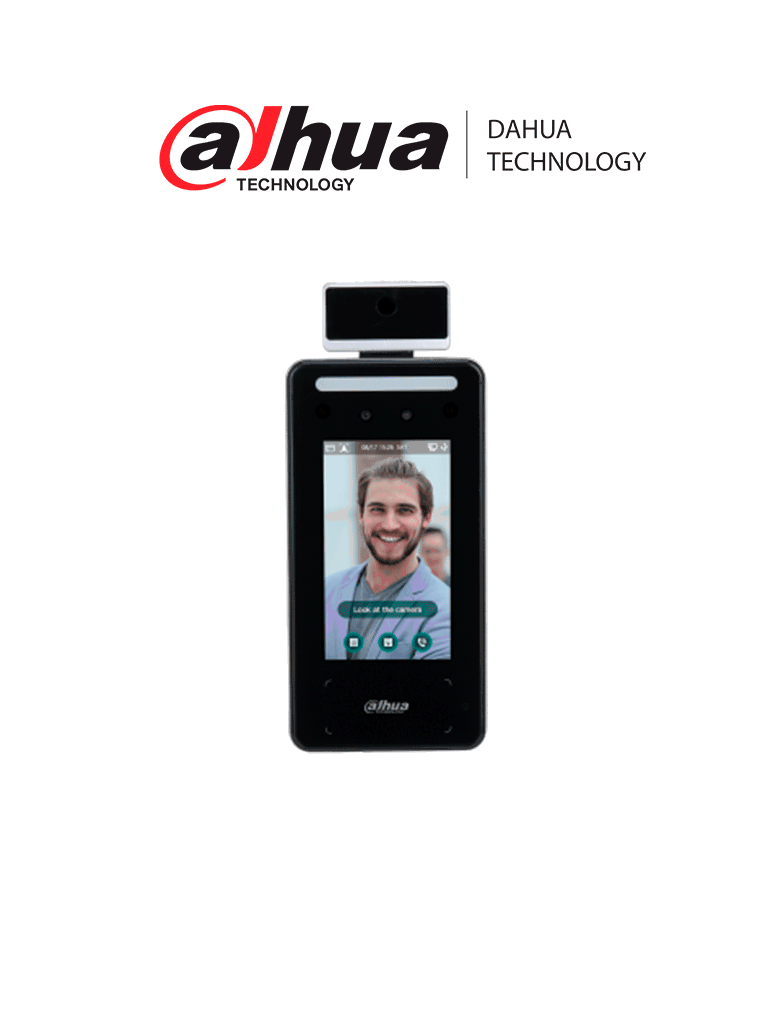 DAHUA ASI6213J-FT1- Control de Acceso Standalone con Reconocimiento Facial con Deteccion de Temperatura/ 6,000 Rostros/ Para Interior/Pantalla 4.3"/ #LoNuevo #INGENIERO