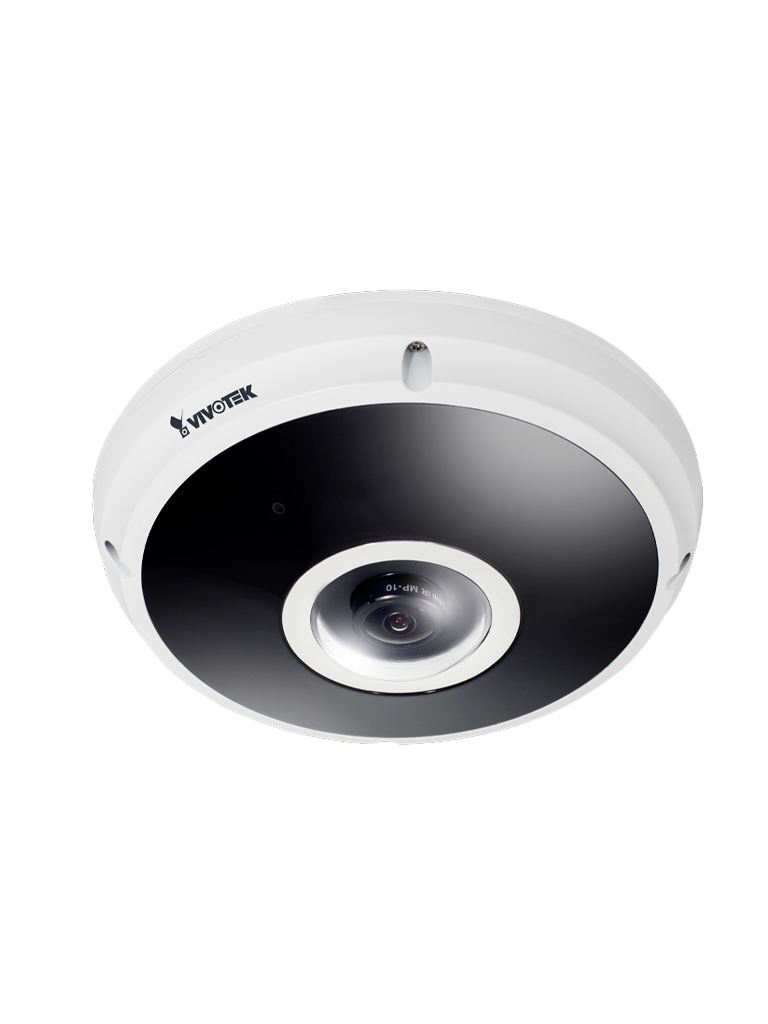 VIVOTEK FE9582EHNV - Camara IP FISHEYE exterior 5MP /Vision Panoramica 360º / Vision nocturna 10M / WDR Pro / CONECTOR M12 / H265 / Audio / PoE /IP66/IK10/CLIMAS EXTREMOS -40ºC a 55ºC/EN50155