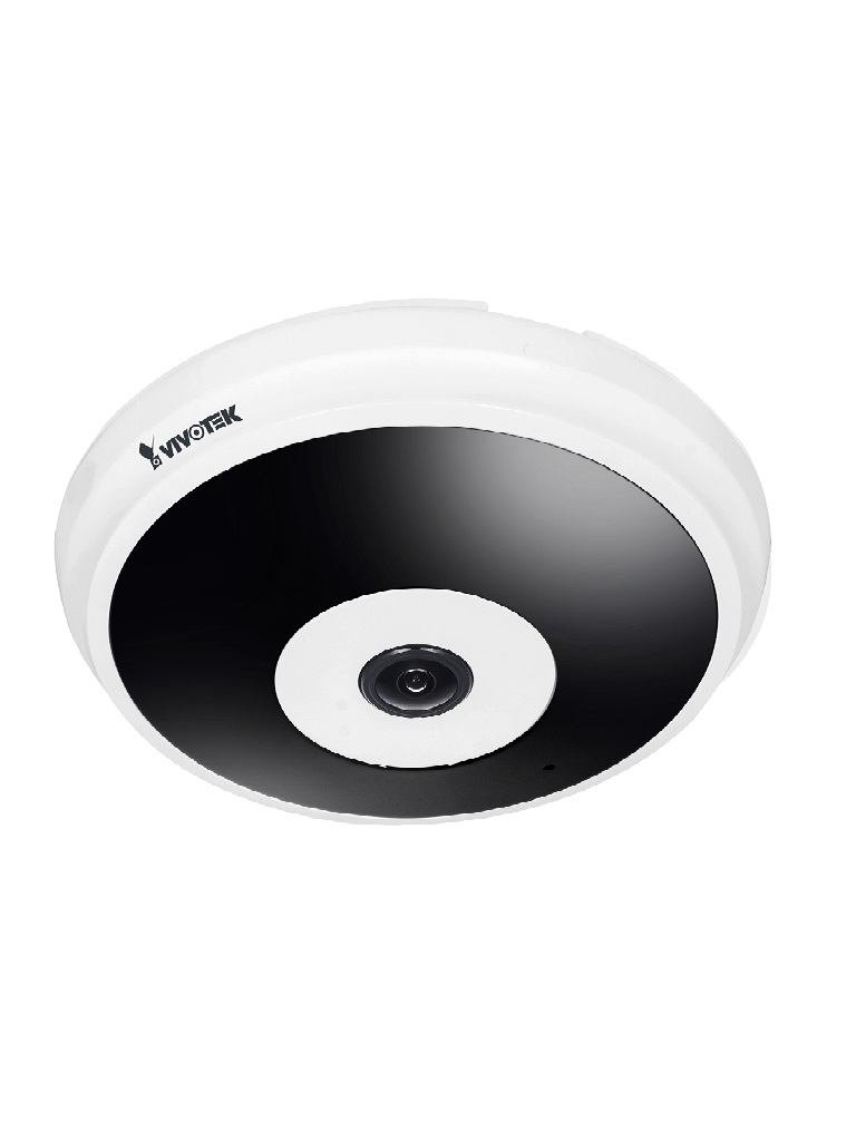 VIVOTEK FE9182H - Camara IP FISHEYE interior / 5M / H.265 / Ir 20M / Vision hemisferica 360 / Smart stream ii / WDR Pro / 3DNR / Audio /